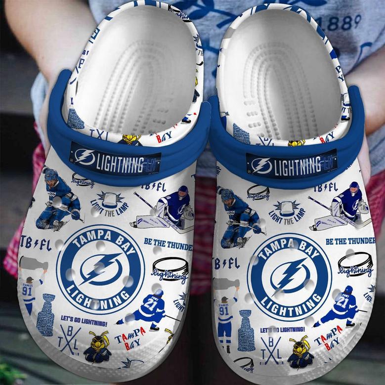 Tampa Bay Lightning
Ice Hockey Team Nhl Sport Crocs Clogs Crocband Shoes