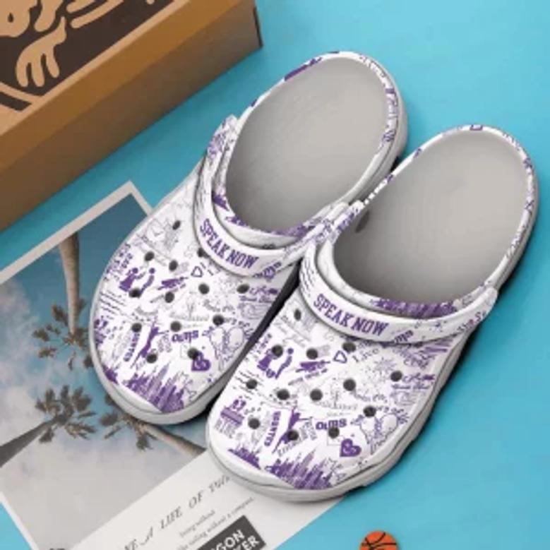 Taylor Swift Crocs Comfortable Shoes Clogs Crocband