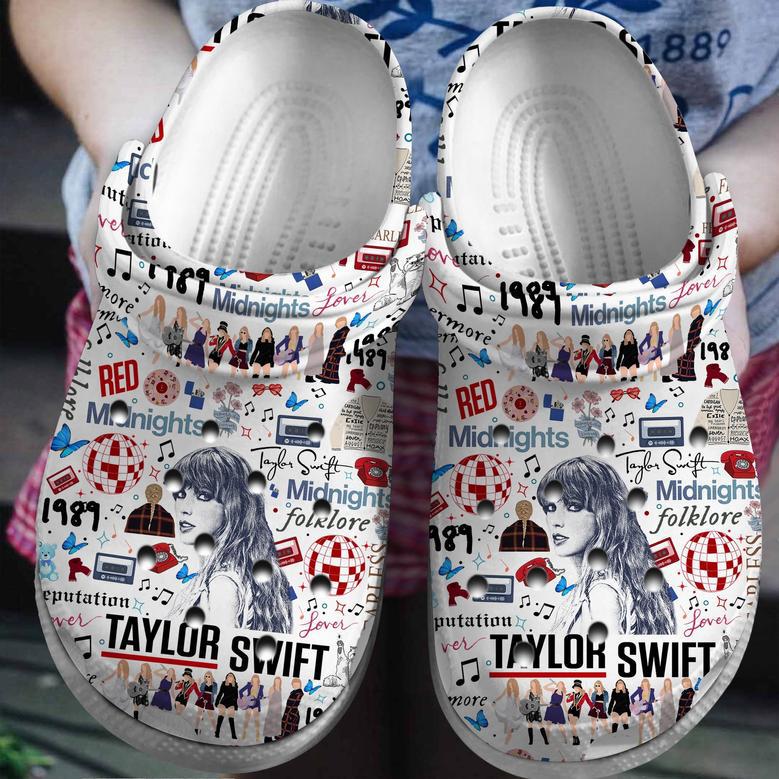 Taylor Swift Music Crocs Crocband Clogs Shoes