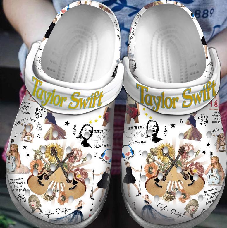 Taylor Swift Music Crocs Crocband Clogs Shoes For Men Women And Kids