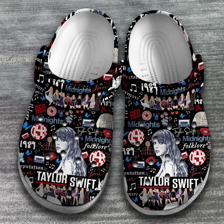 Taylor Swift Music Crocs Crocband Clogs Shoes