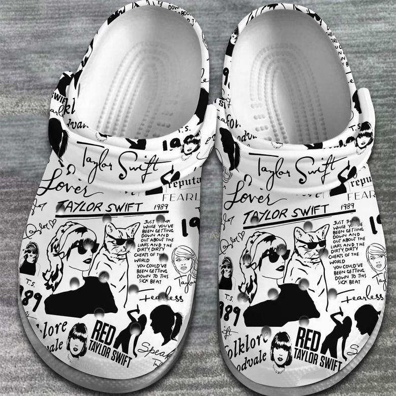 Taylor Swift Music Crocs Crocband Clogs Shoes