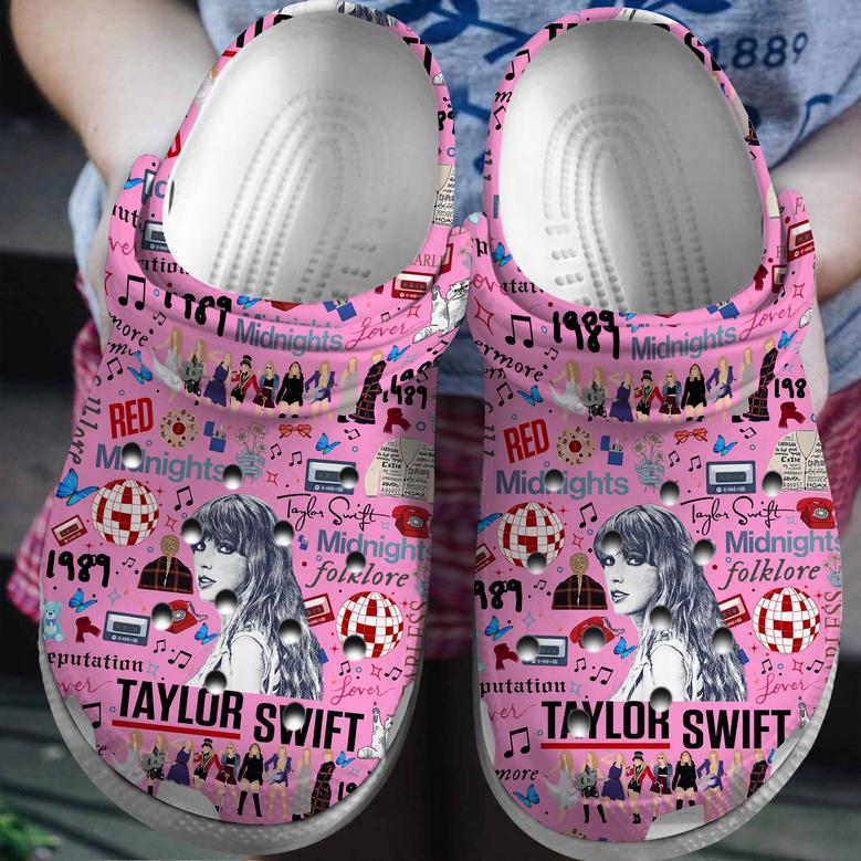 Taylor Swift Music Crocs Crocband Clogs Shoes