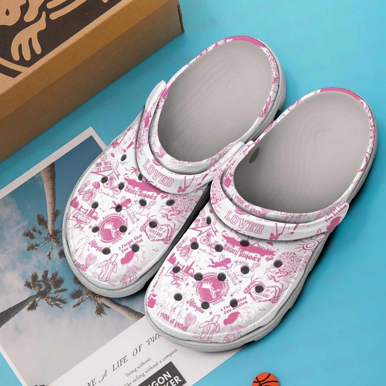 Taylor Swift Music Lover Crocs Crocband Clogs Shoes