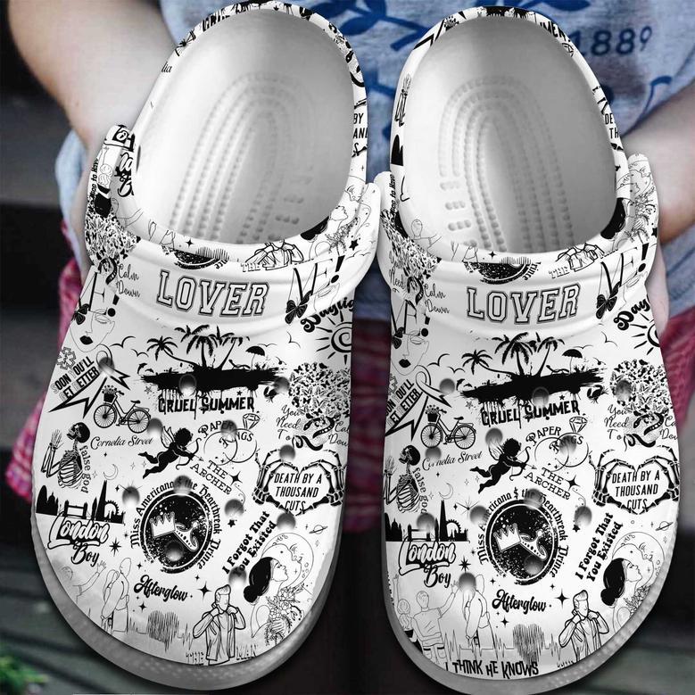 Taylor Swift Music Lover Crocs Crocband Clogs Shoes