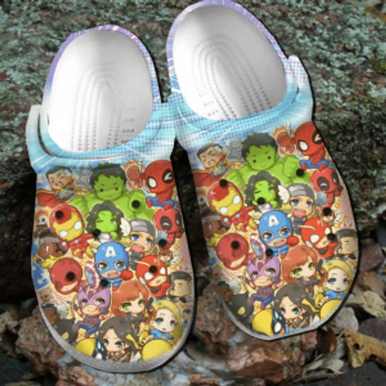 The Avengers Crocs Clog Shoes