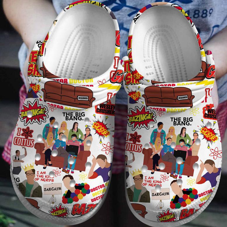 The Big Bang Theory Tv Series Crocs Crocband Clogs Shoes