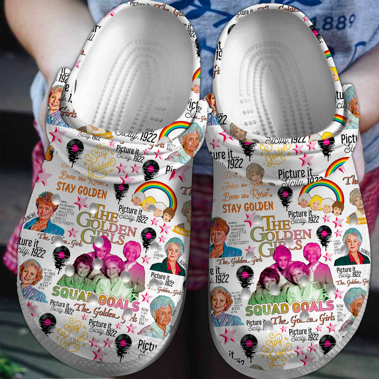 The Golden Girls Tv Series Crocs Crocband Clogs Shoes Monsterry