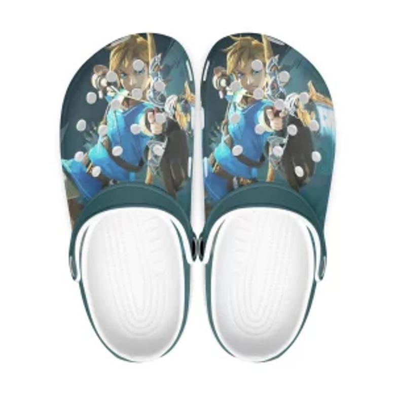 The Legend Of Zelda Tears Of The Kingdom Game Crocs Crocband Shoes Clogs Custom Name For Men Women And Kids