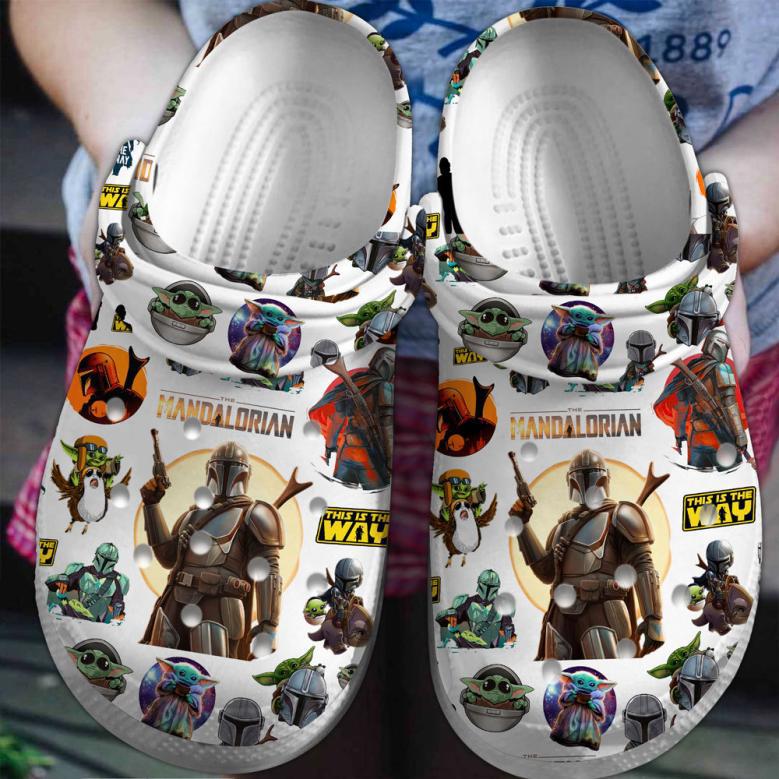 The Mandalorian Tv Series Crocs Crocband Clogs Shoes