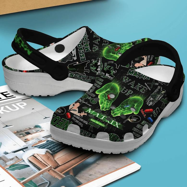 The Matrix Movie Crocs Crocband Clogs Shoes