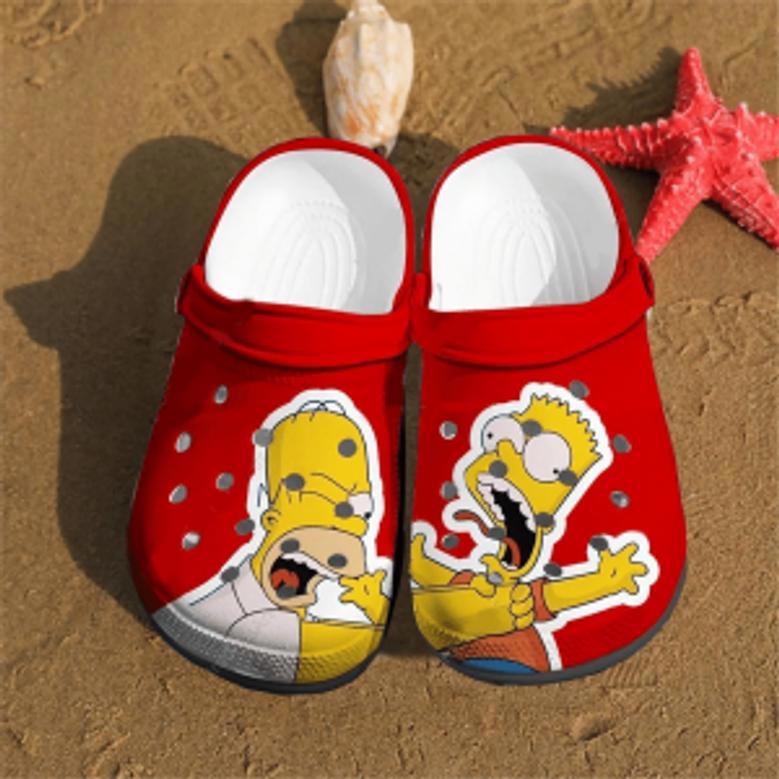 The Simpsons Crocs Clog Shoes