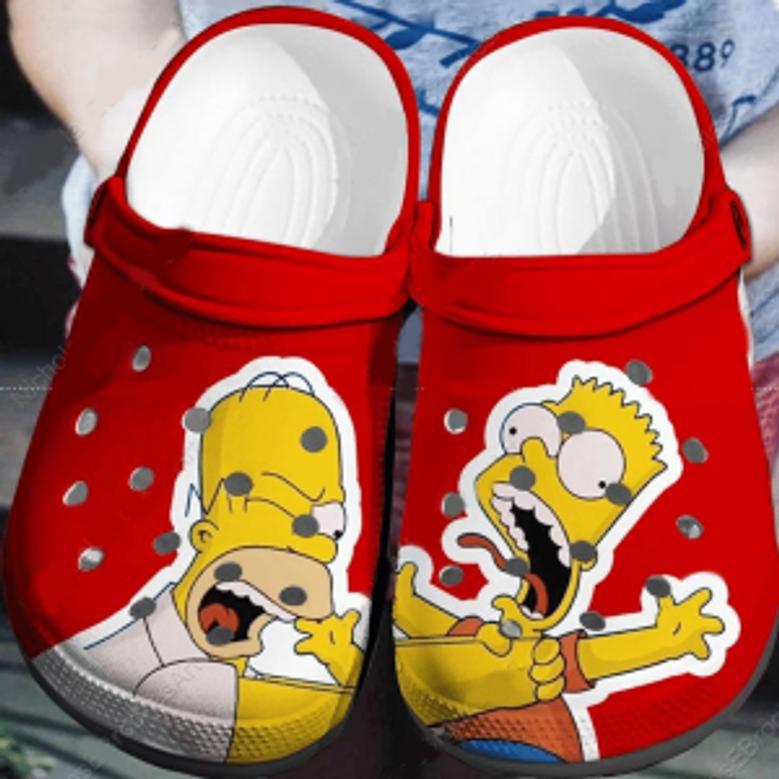 The Simpsons Crocs Clog Shoes