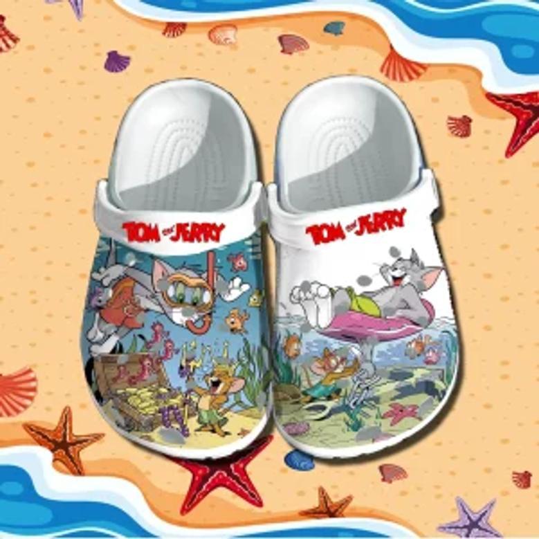 Tom And Jerry Crocs Clog Shoes