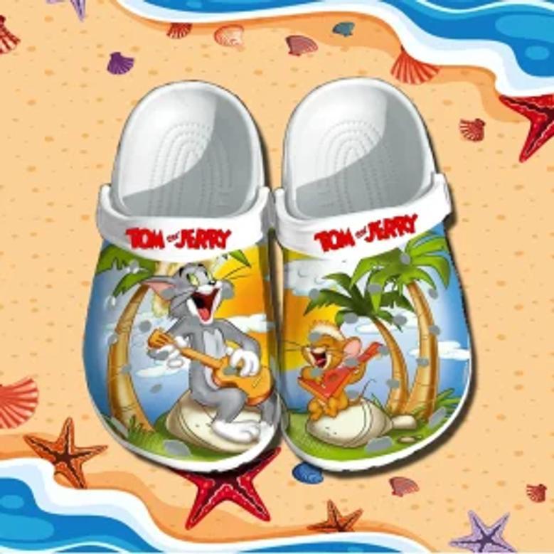 Tom And Jerry Crocs Clog Shoes