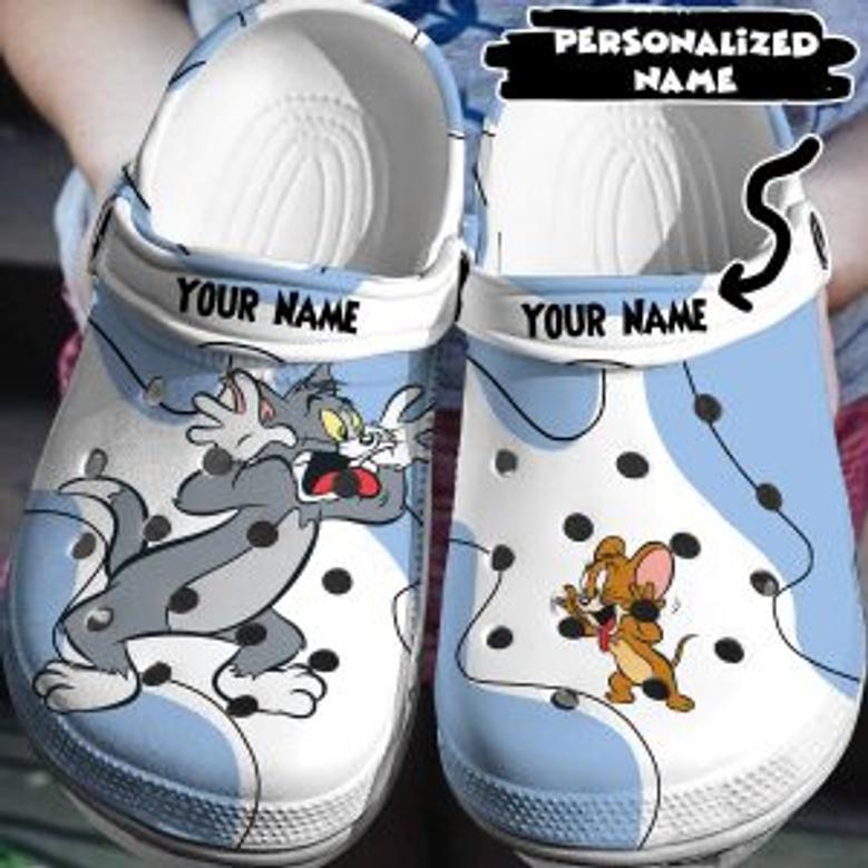 Tom And Jerry Crocs Crocband Comfortable Shoes Clogs For Men Women Kids