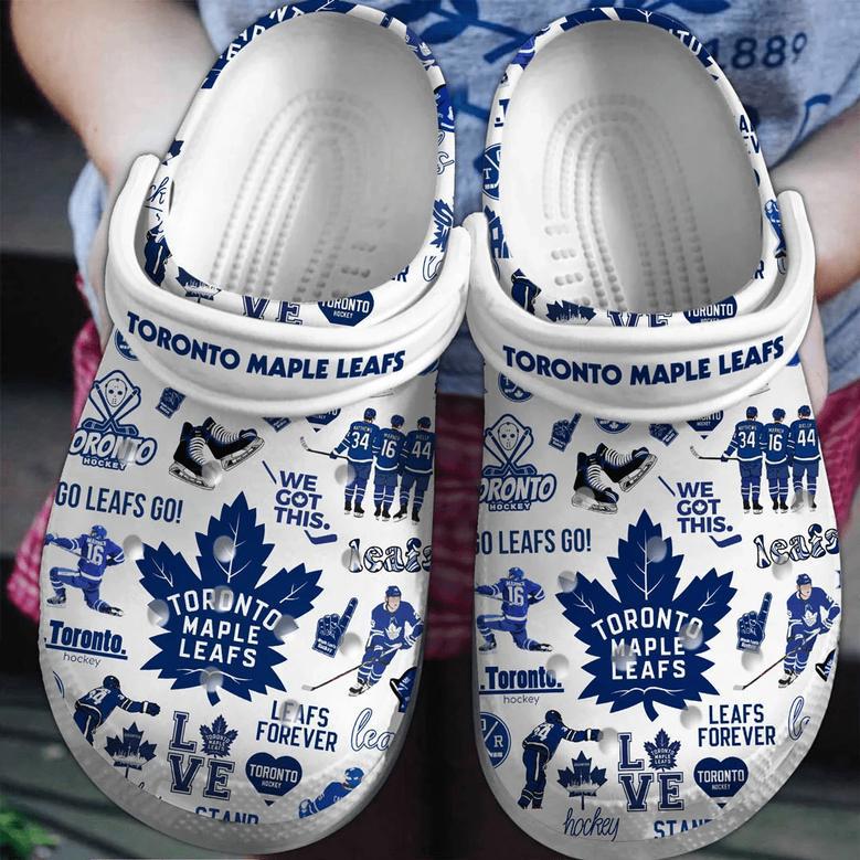 Toronto Maple Leafs
Ice Hockey Team Nhl Sport Crocs Clogs Crocband Shoes