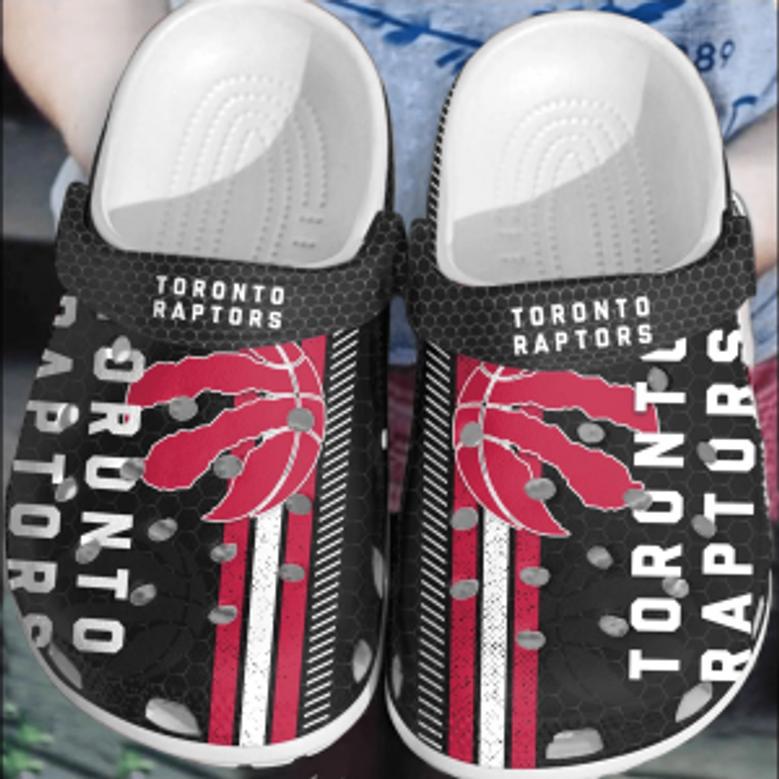 Toronto Raptors Basketball Clogs Crocs Shoes Crocband Comfortable For Men Women