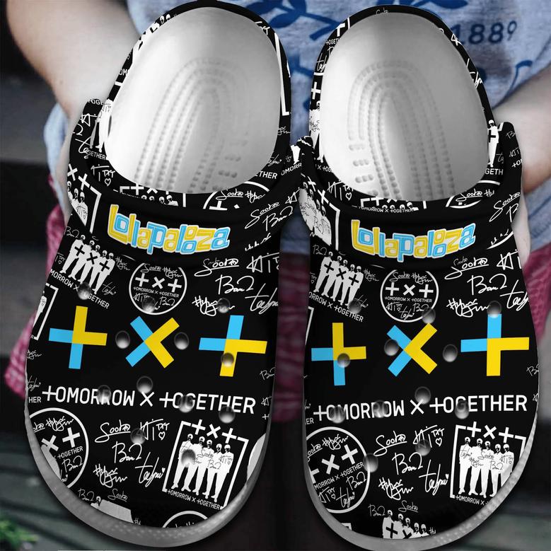 Txt Tomorrow X Together Lollapalooza Music Crocs Crocband Clogs Shoes