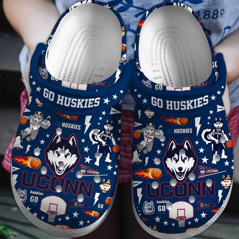 Uconn Huskies Ncaa Sport Crocs Clogs Crocband Shoes