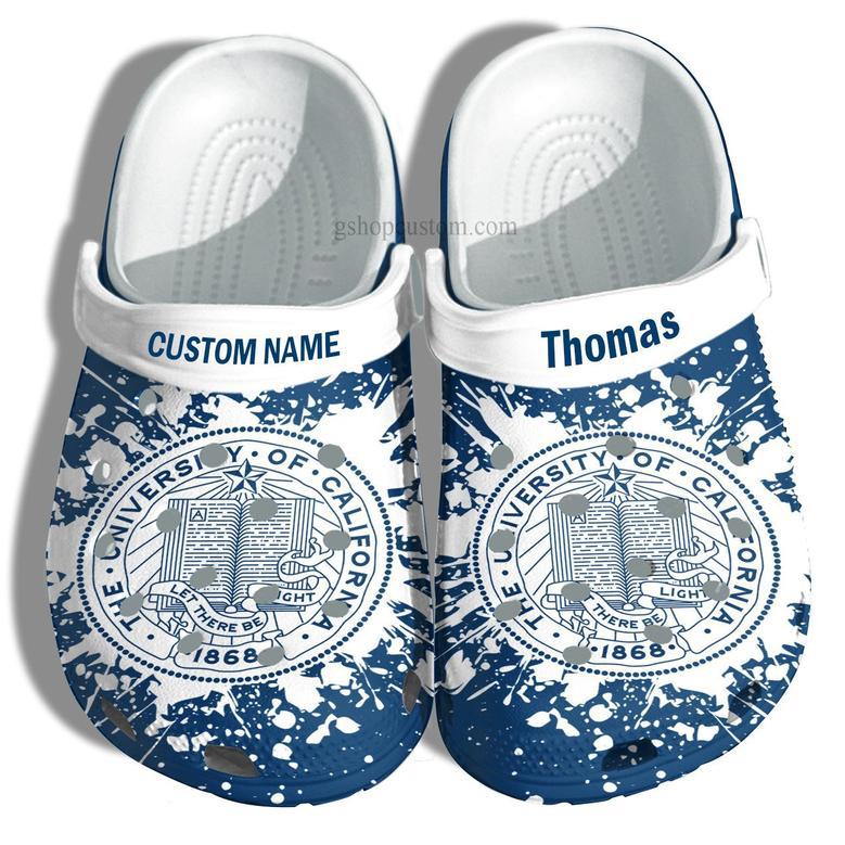 University Of California Santa Cruz Graduation Gifts Croc Shoes Customize- Admission Gift Shoes