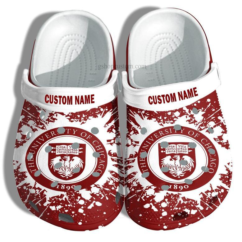 University Of Chicago Graduation Gifts Croc Shoes Customize- Admission Gift Shoes