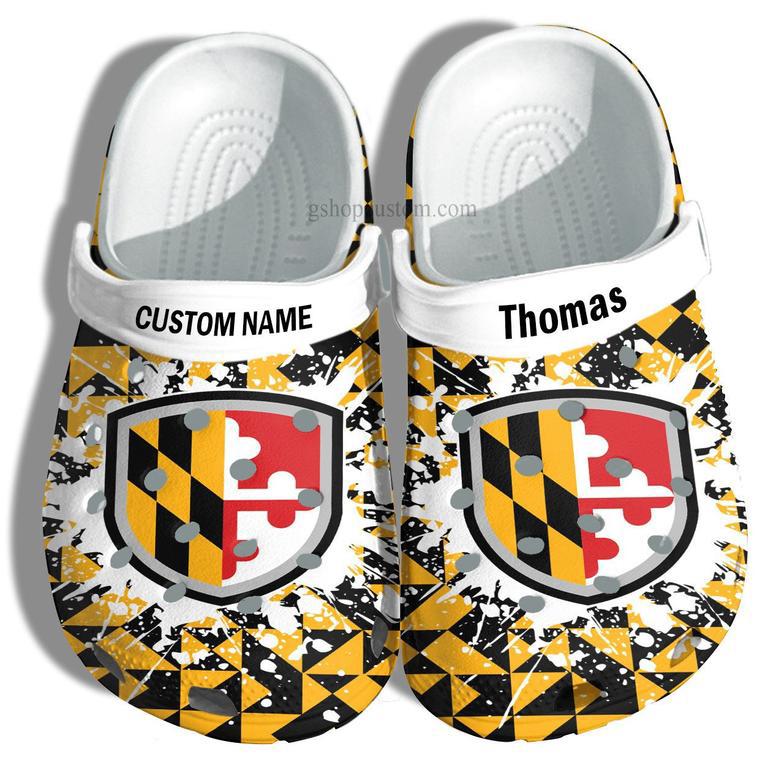 University Of Maryland Baltimore County Graduation Gifts Croc Shoes Customize- Admission Gift Shoes