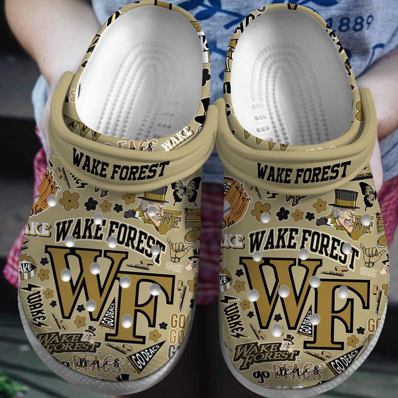 Wake Forest Demon Deacons Ncaa Sport Crocs Crocband Clogs Shoes