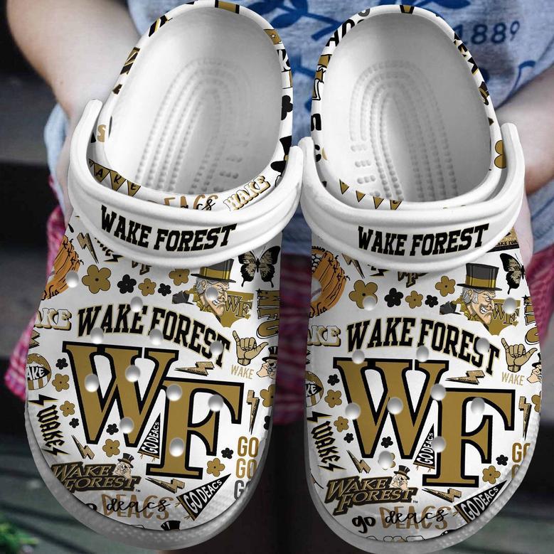 Wake Forest Demon Deacons Ncaa Sport Crocs Crocband Clogs Shoes