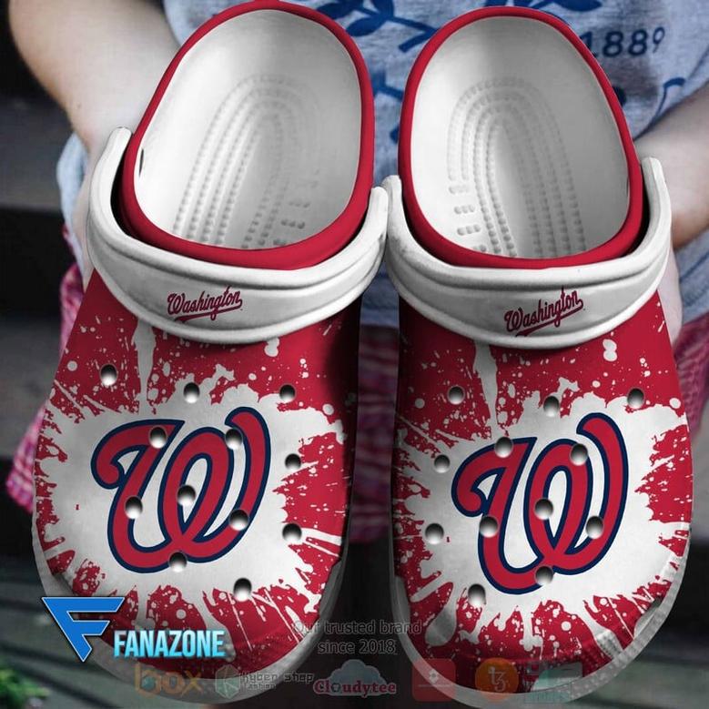 Washington Nationals Mlb Sport Crocs Clogs Crocband Shoes