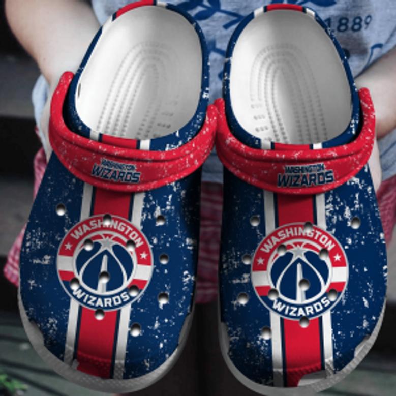 Washington Wizards Basketball Clogs Crocband Shoes Comfortable Crocs For Men Women