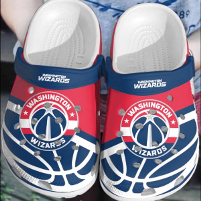 Washington Wizards Basketball Clogs Crocband Shoes Crocs Comfortable For Men Women