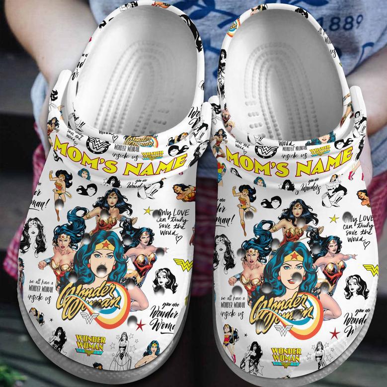 Wonder Woman Mother Day Crocs Crocband Clogs Shoes