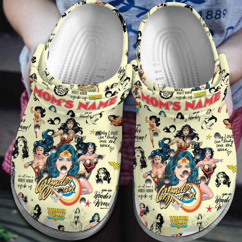 Wonder Woman Mother Day Crocs Crocband Clogs Shoes