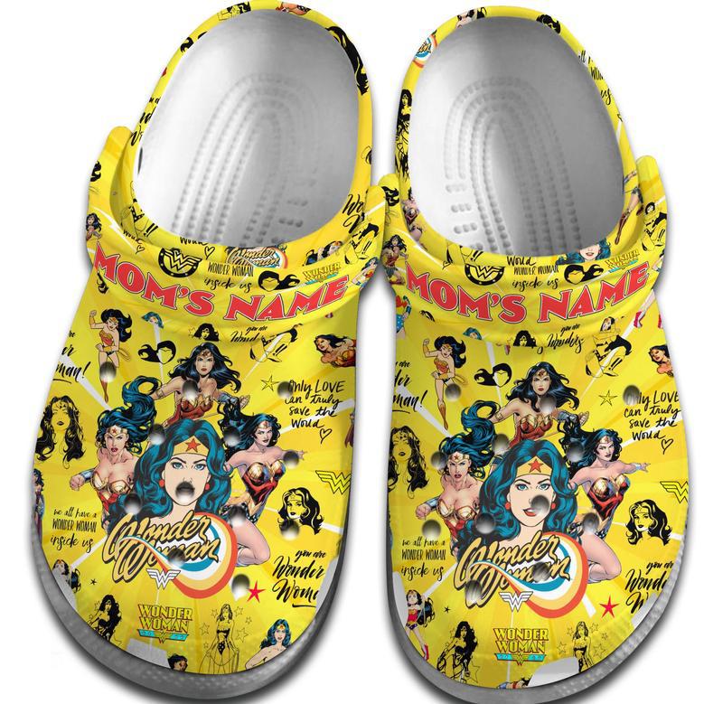 Wonder Woman Mother Day Crocs Crocband Clogs Shoes