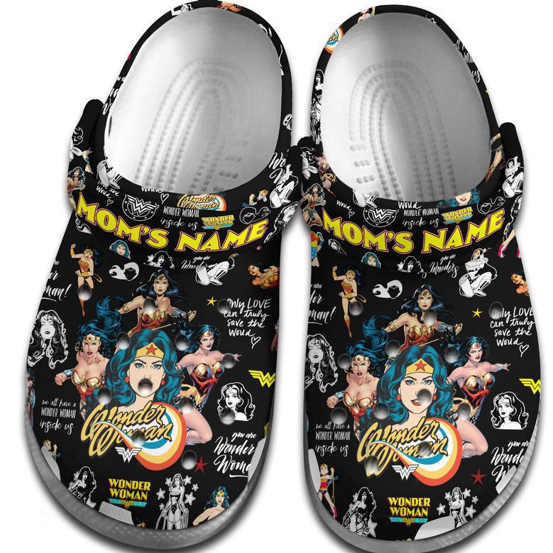 Wonder Woman Mother Day Crocs Crocband Clogs Shoes