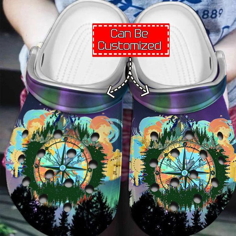 Camping - Personalized Wild Child Clog Shoes For Men And Women