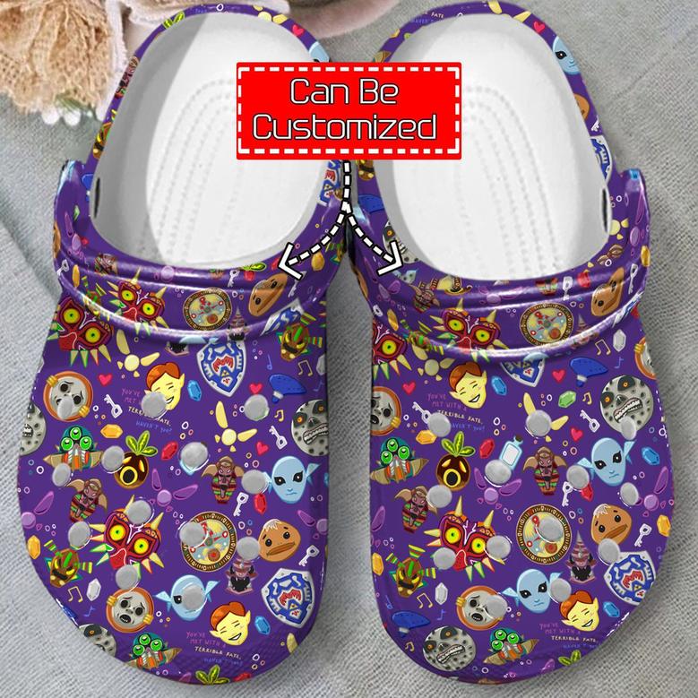 Colorful - Majora Mask Pattern Clog Shoes For Men And Women