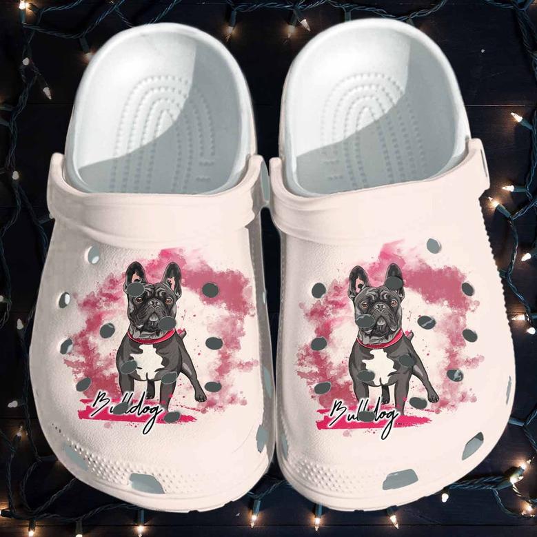French Bulldog Funny Gift For Lover Rubber Clog Shoes Comfy Footwear
