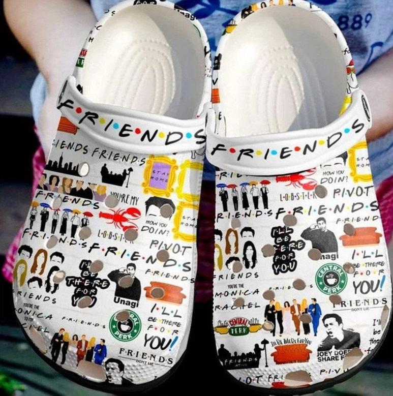 Friends For Men And Women Gift For Fan Classic Water Rubber Clog Shoes Comfy Footwear