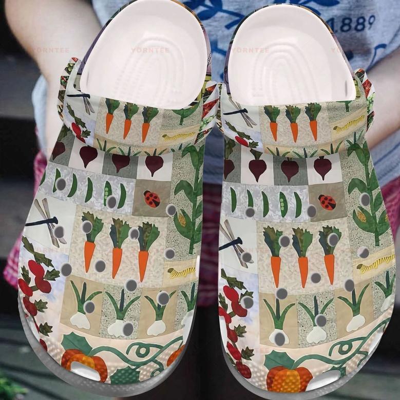 I Love Gardening Gift For Lover Rubber Clog Shoes Comfy Footwear