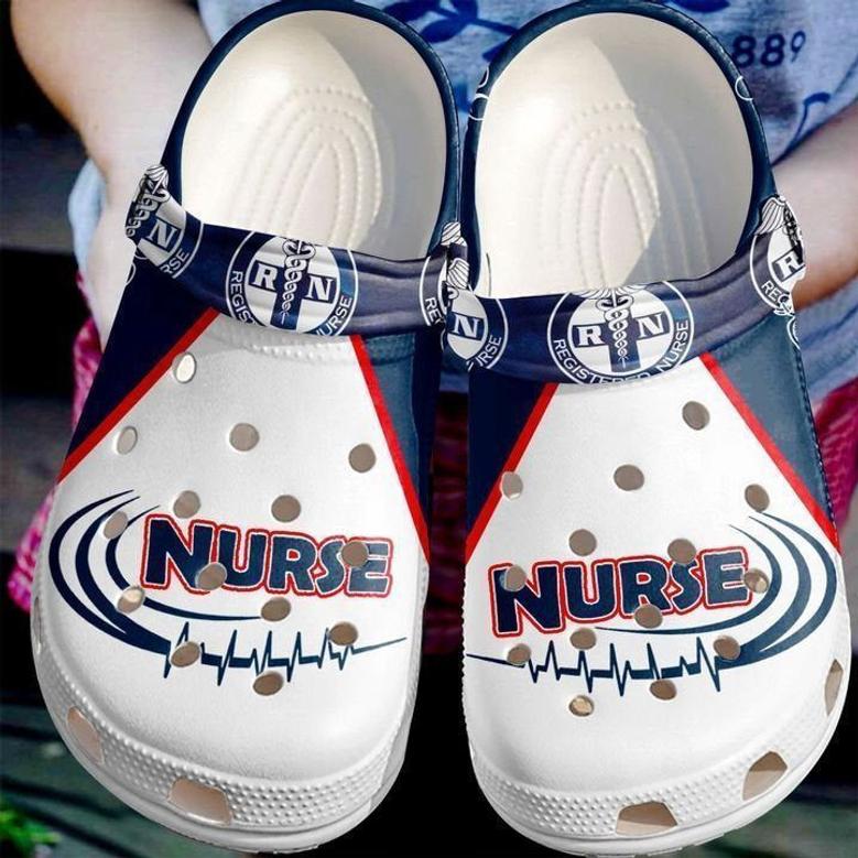 Love Nurse Rn Doctor Best Gift For Registered Ideas Symbol Clog Shoes Comfy Footwear