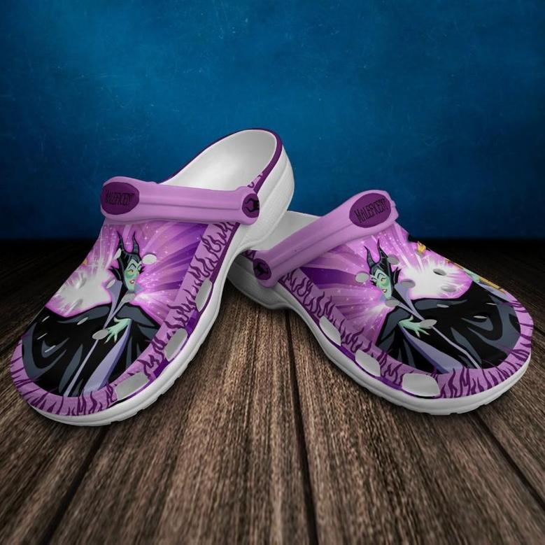 Maleficent For Men And Women Gift For Fan Classic Water Rubber Clog Shoes Comfy Footwear