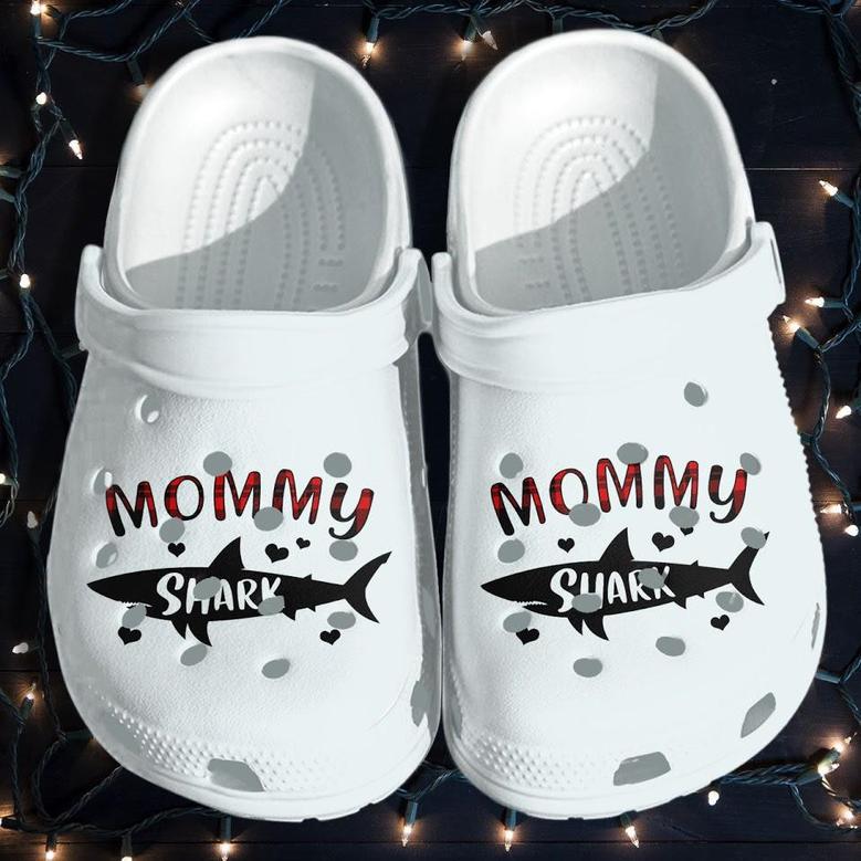 Mommy Shark Shoes - Funny Shark Croc Gifts For Mom Mothers Day 2021