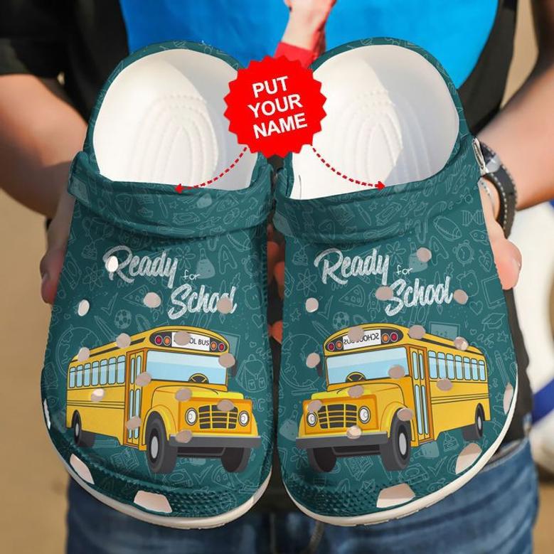 School - Bus Driver Ready For Clog Shoes For Men And Women