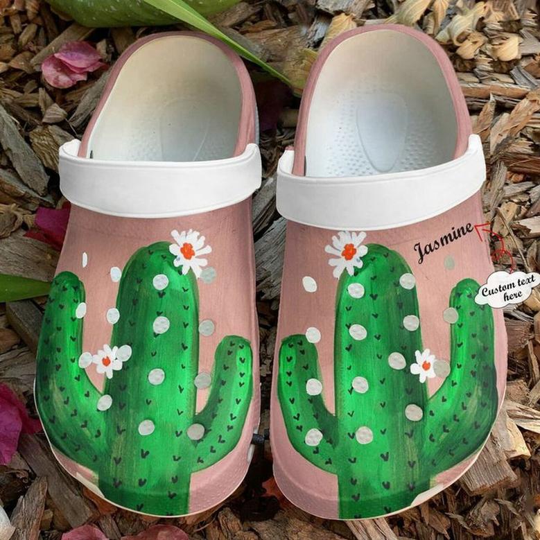 Succulent Personalized Lovely 102 Gift For Lover Rubber Clog Shoes Comfy Footwear