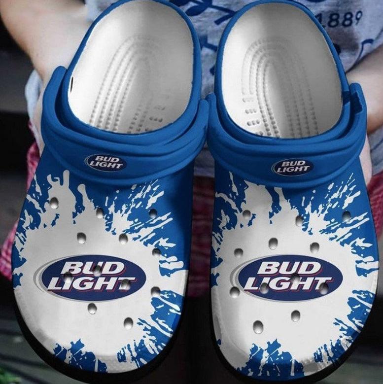 Unique Bud Light Gift For Fan Classic Water Rubber Clog Shoes Comfy Footwear