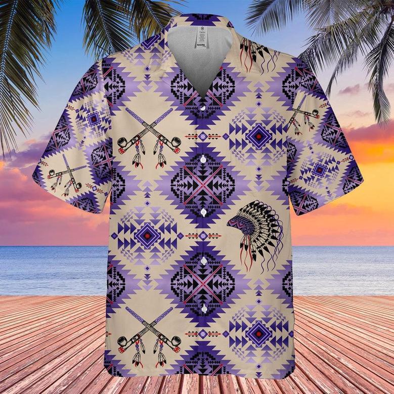 Assert Your Individuality With Trendy Patterned Accessories Hawaiian Shirt, America Shirt, Native American Hawaiian Shirt