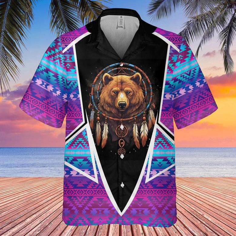 Bear Tourism Discover Wild Bear Habitats Hawaiian Shirt, American Hawaiian Shirt, Native America Shirt