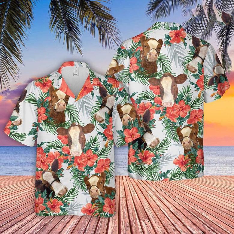 Cattle Of Annalea Young Summer Hawaiian Shirt, Farm Hawaiian Shirt, Farmer Hawaii